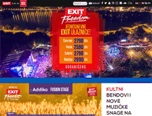 Tablet Screenshot of exitfest.org